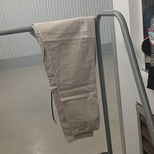 Cream colored joggers